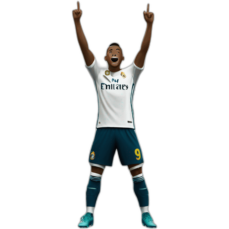 Real Madrid player celebration emoji