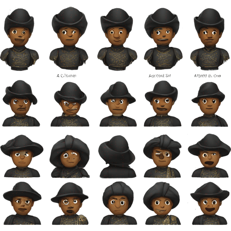 Black sir  + chinese sir emoji