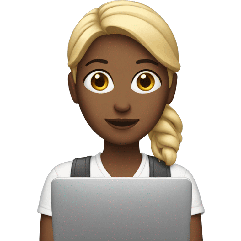 Woman with laptop emoji