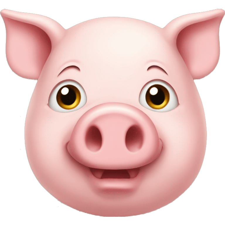 pig saying i miss you already emoji