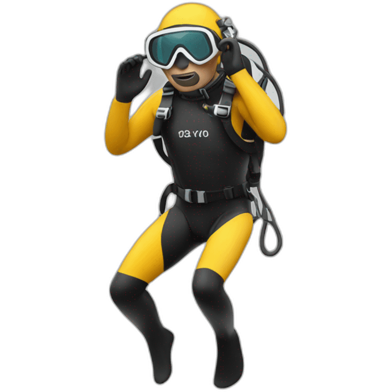 Swimming Scuba diver emoji