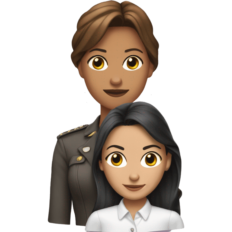 Felie Borbon y Letizia Ortiz emoji