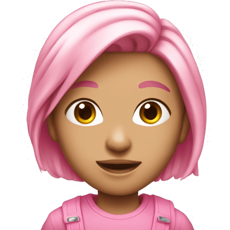 Pink iPhone 15 realistic  emoji