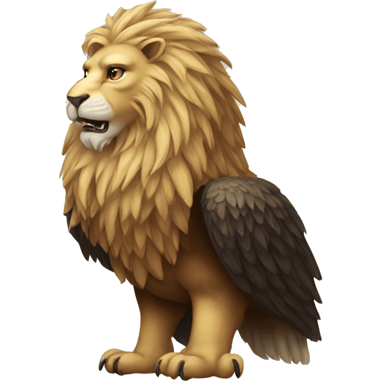 lion eagle mythical creature emoji