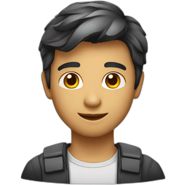 Handsome software engineer boy emoji