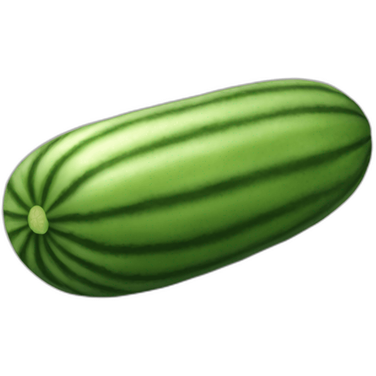 a big cucumber emoji