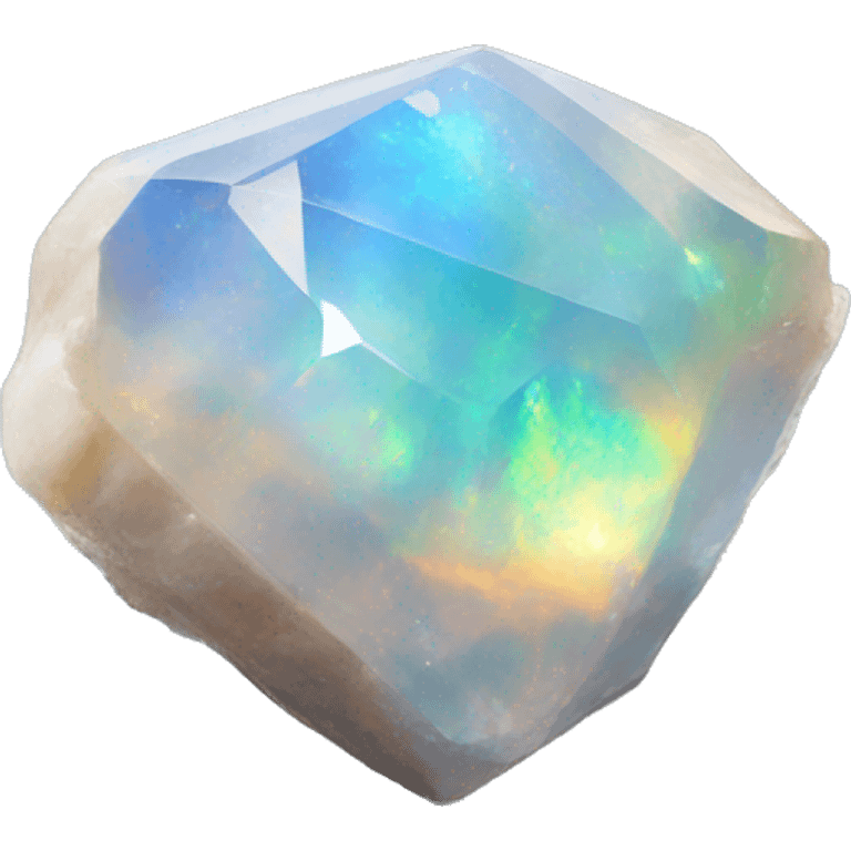 Opal natural crystal emoji