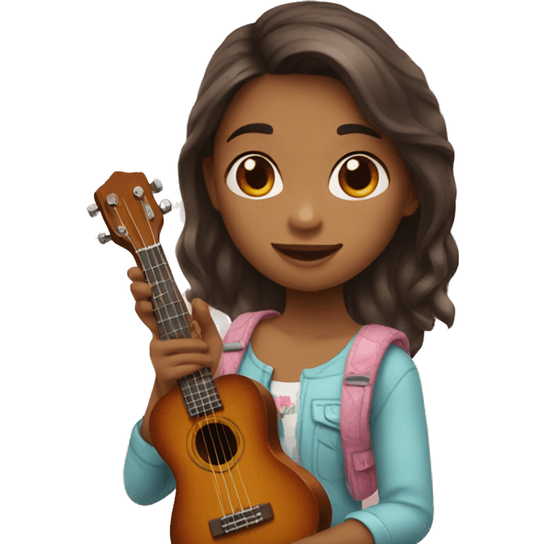 girl-with-ukulele emoji