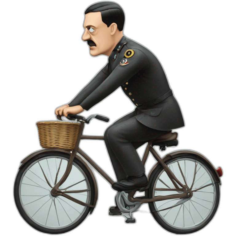 Hitler on a bike emoji