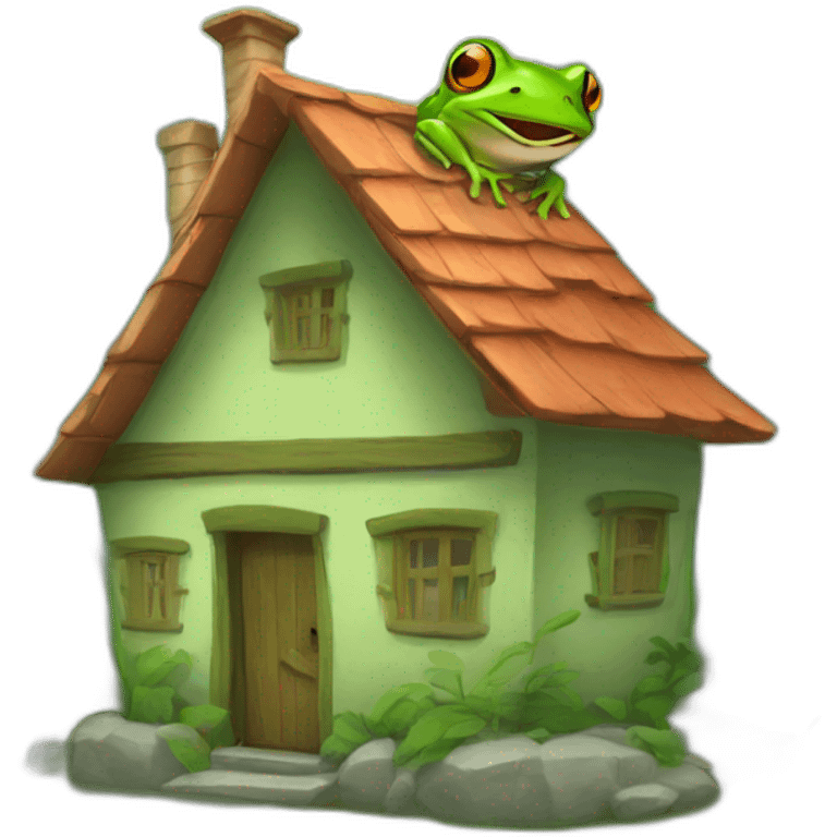 frog house emoji