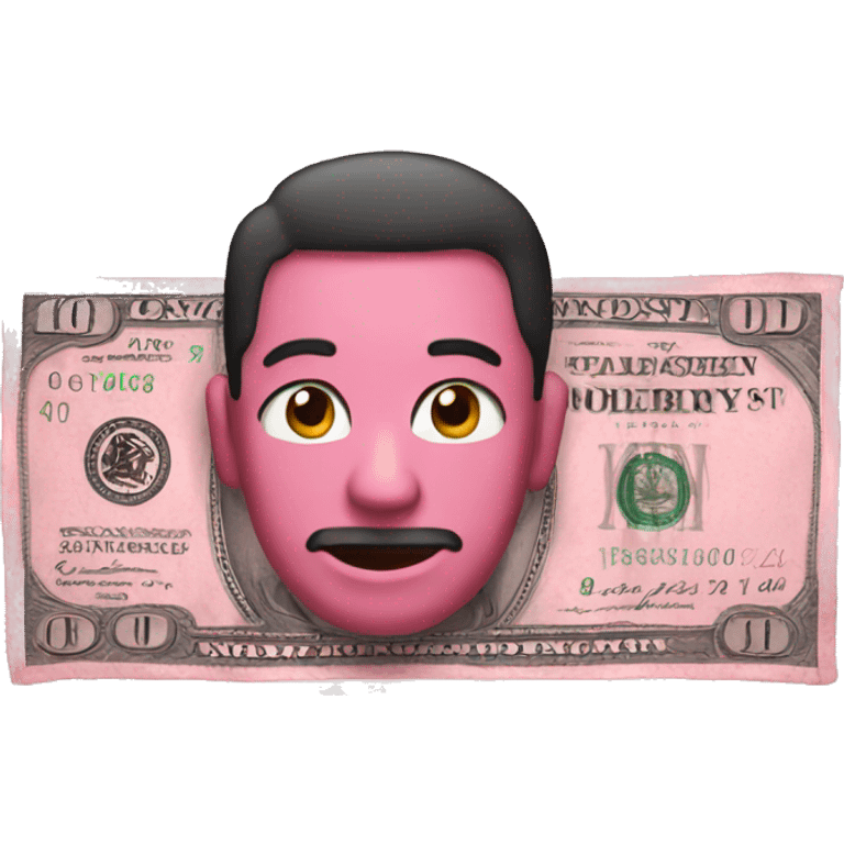 Pink money emoji