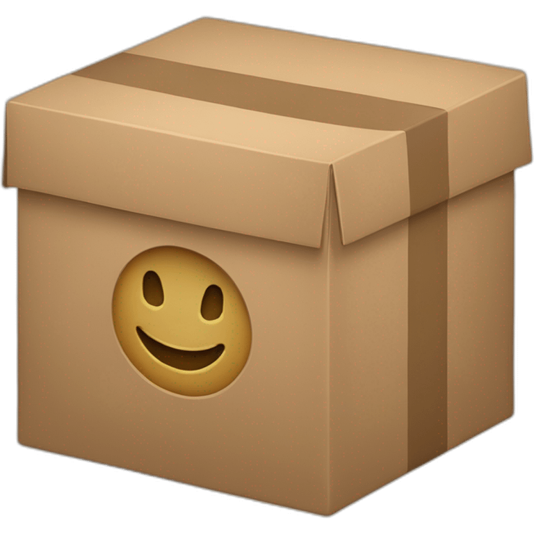 Box with text GB on it emoji