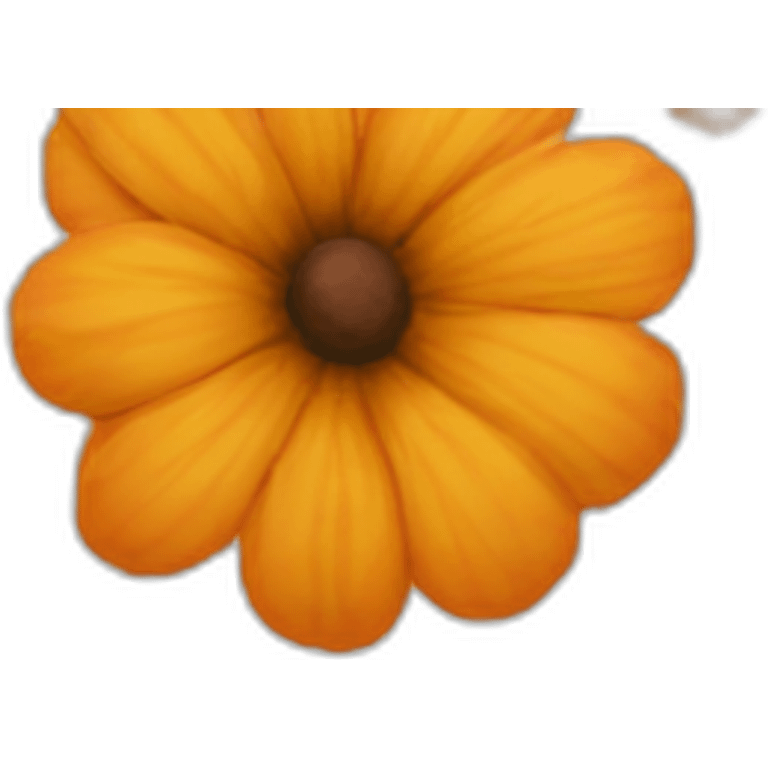 flower orange emoji