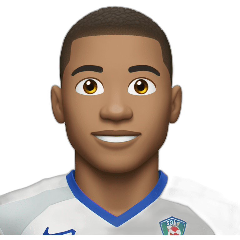 mbappé qui soulève la coupe du monde emoji