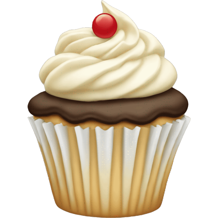 vanilla cupcake emoji