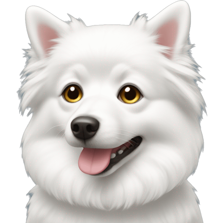 White Spitz emoji