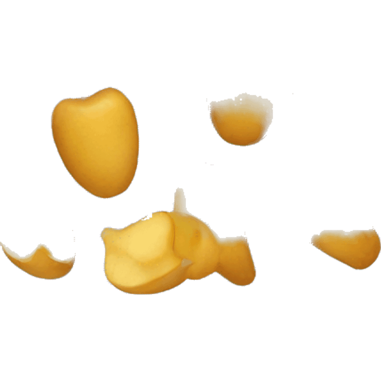 Poutine mange une pomme  emoji