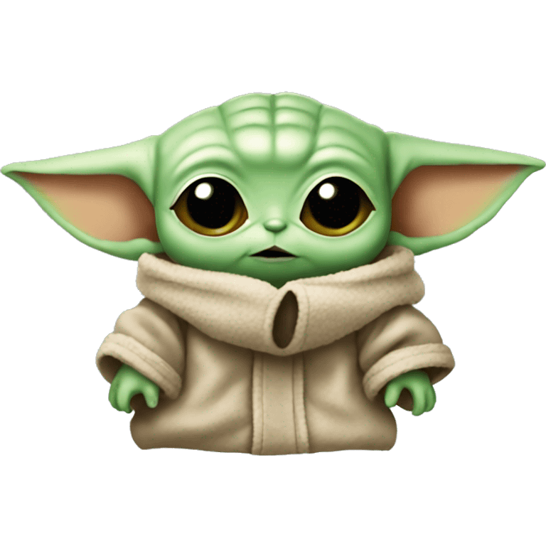 Baby Yoda cute emoji