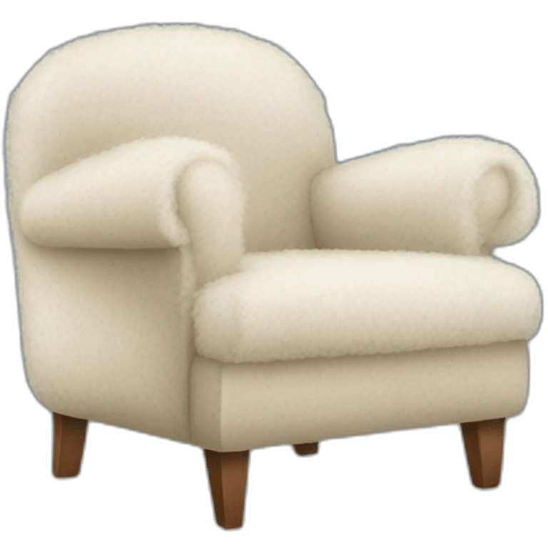 fluffy chair emoji