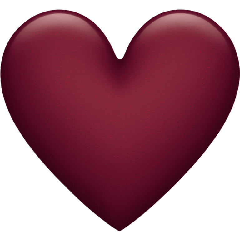 Maroon heart  emoji