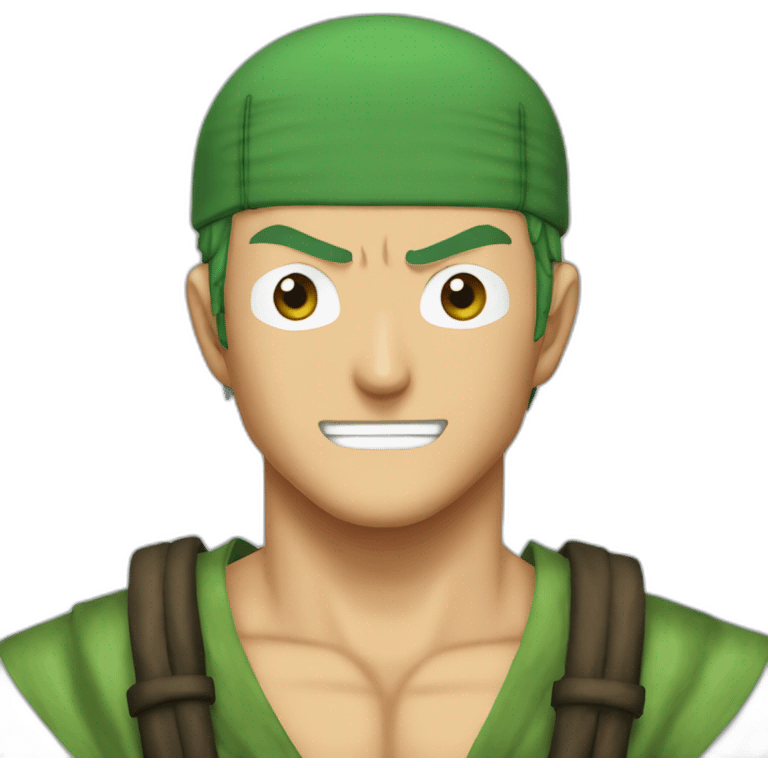 Roronoa Zoro one Piece emoji