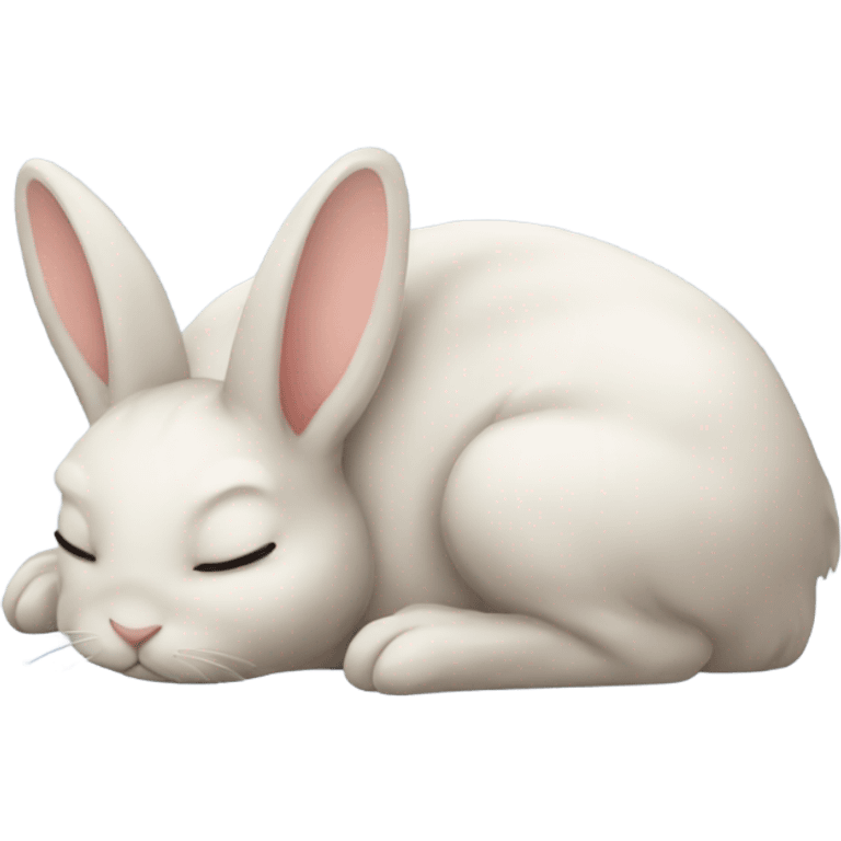 Sleeping bunny emoji