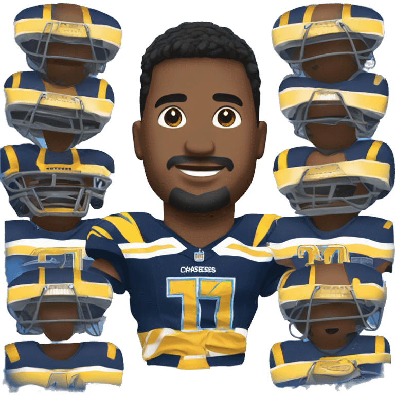 Los Ángeles chargers football emoji