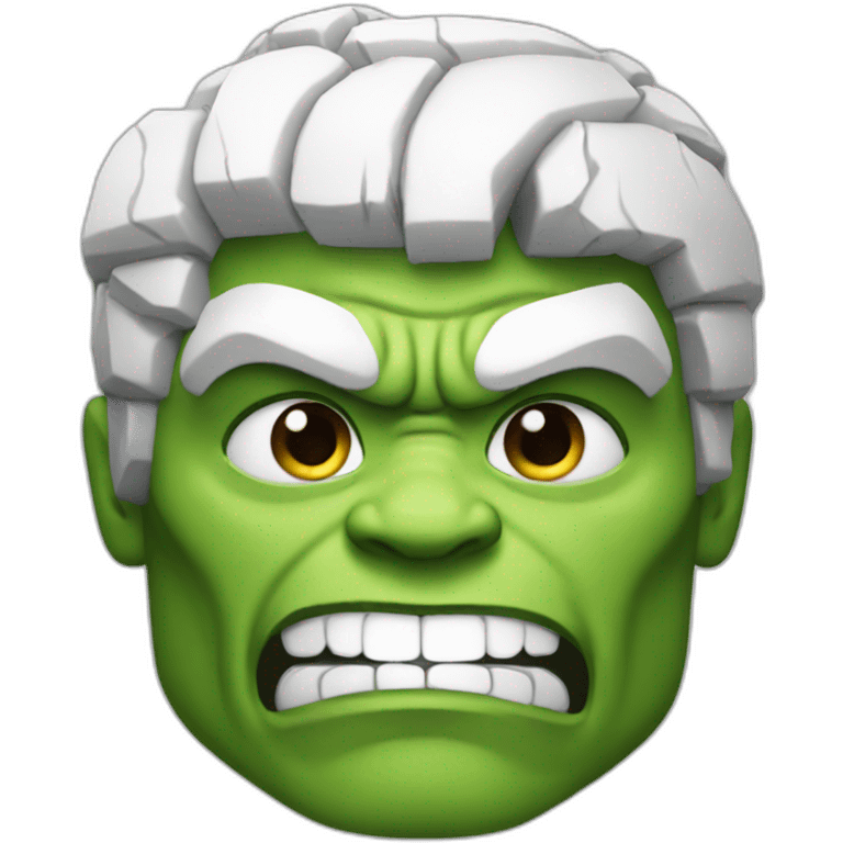 White hulk emoji