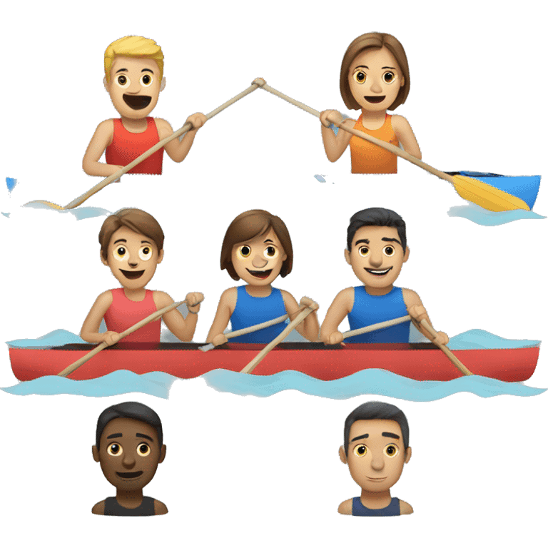 people rowing emoji