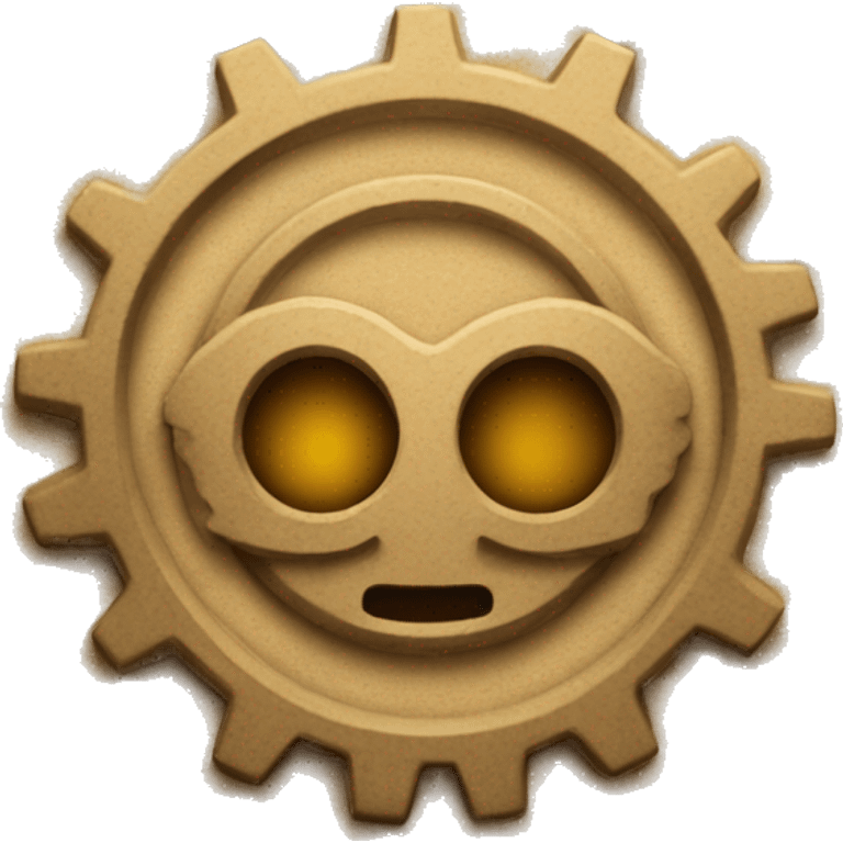 sand in gears emoji