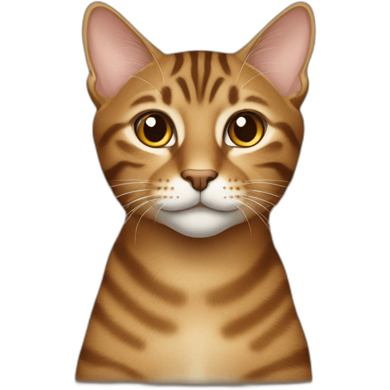 brown and tan tabby cat emoji