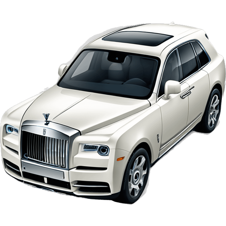 rolls royce cullinan with car number "miss you" emoji