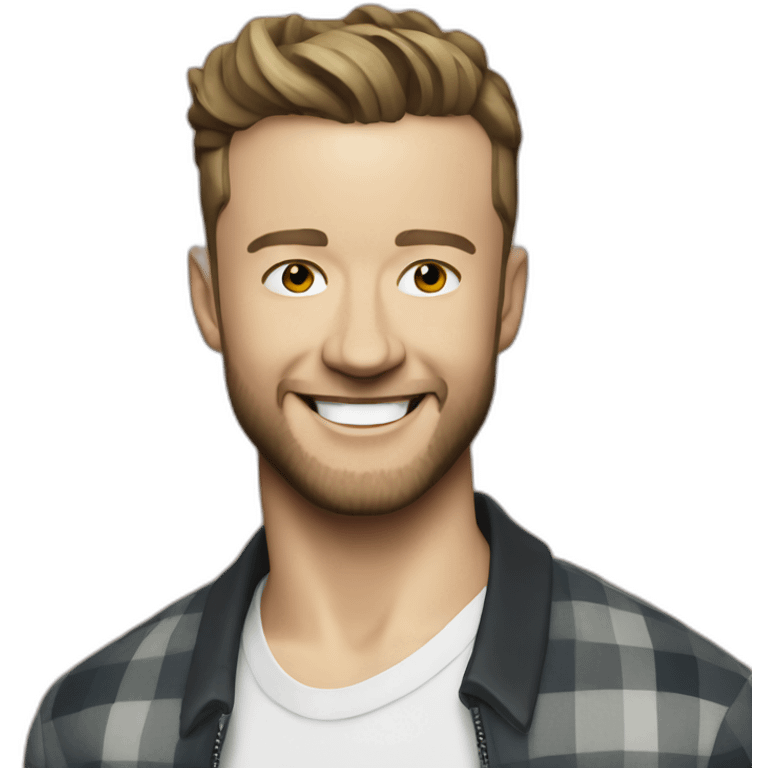 Justin Timberlake Happy emoji