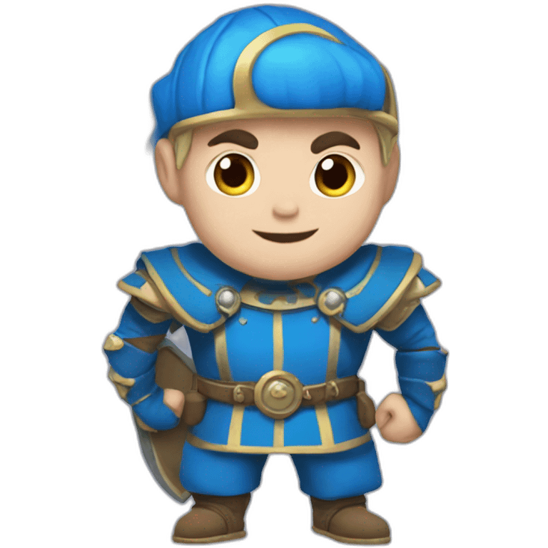 sportacus as a dwarf from dungeons and dragons emoji