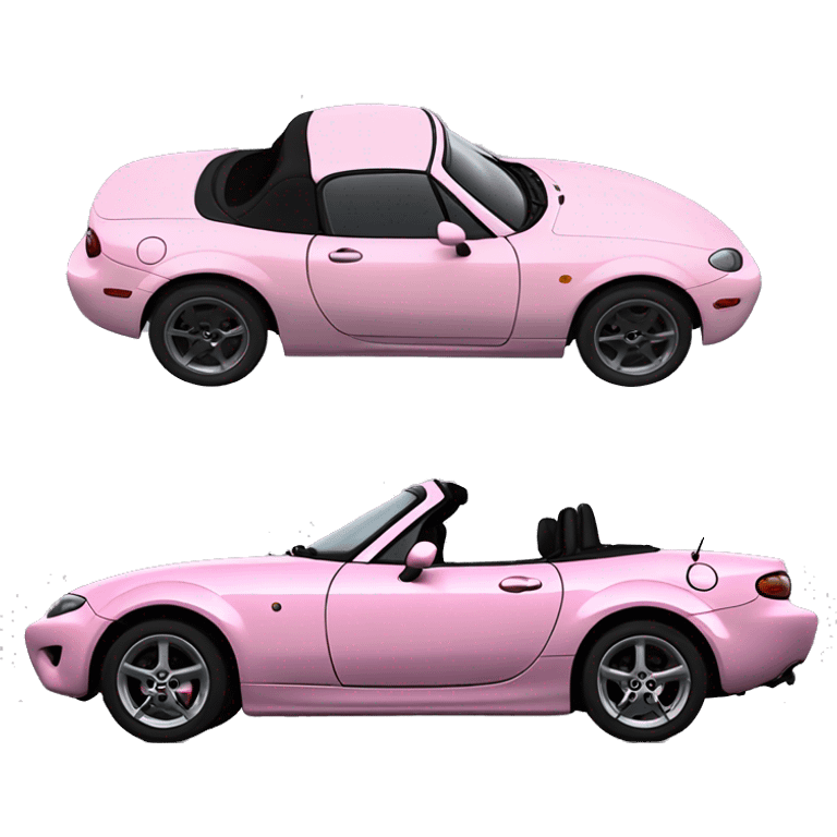 Miata Mazda mx5 baby pink  emoji