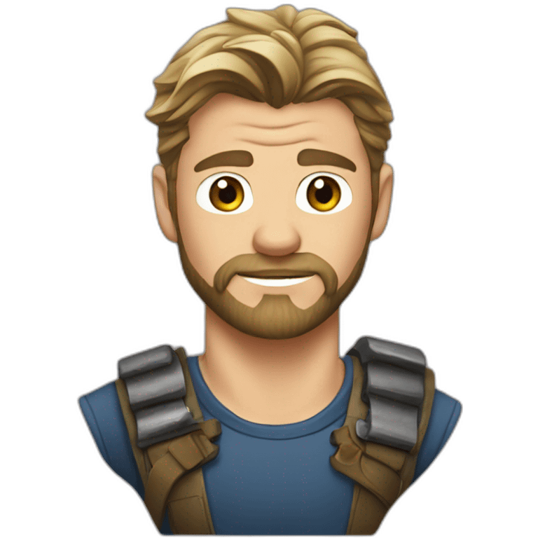 chris hemsworth t-shirt emoji