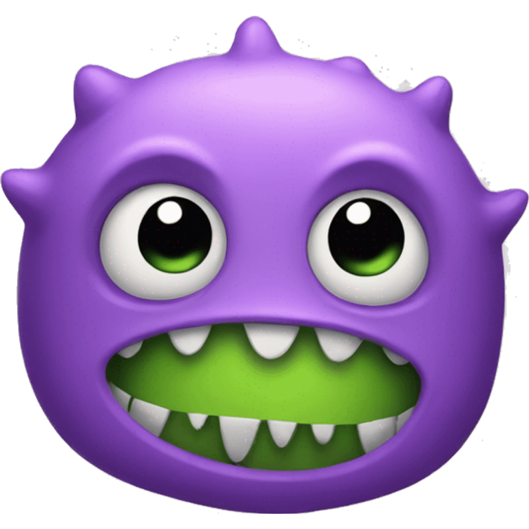 A cute monster emoji