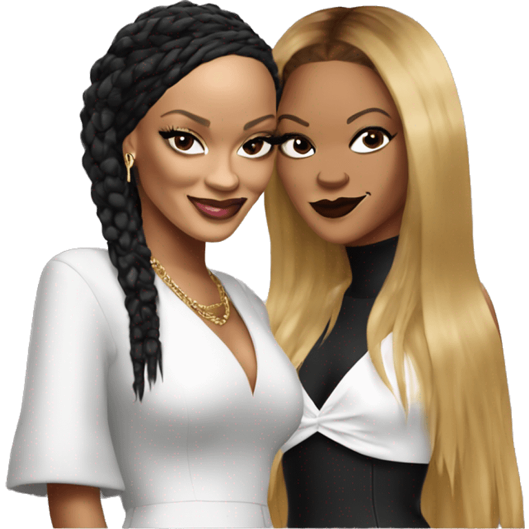 Rihanna and Beyonce  emoji