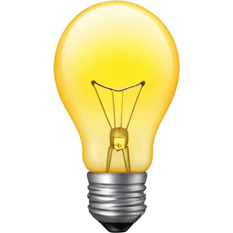 light bulb idea emoji