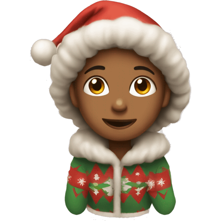 cozy christmas emoji