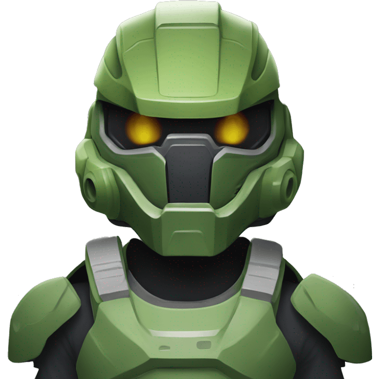 A dinosaur wearing a master chief mask from Halo emoji