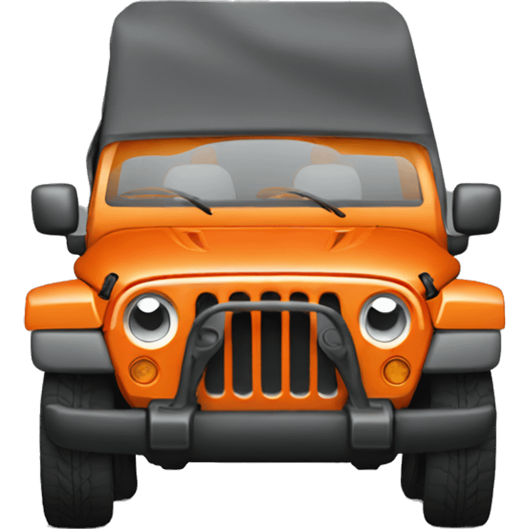 orange jeep wrangler emoji