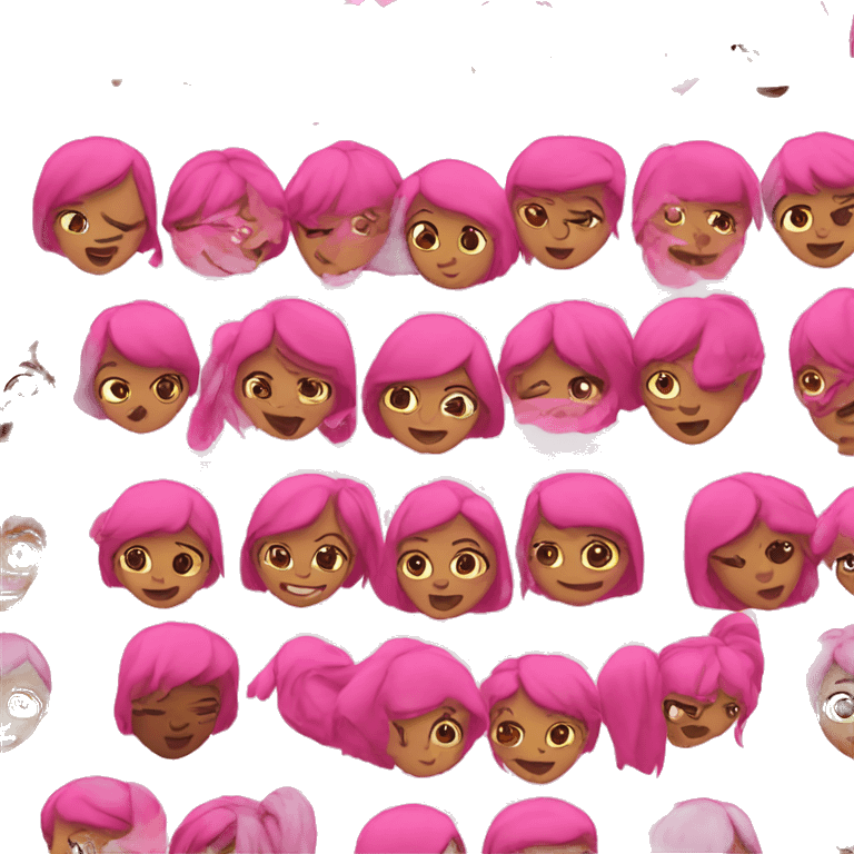 pink emojis emoji