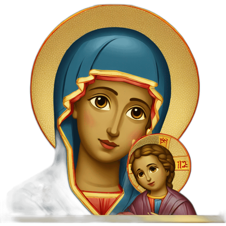 Orthodox Icon Theotokos emoji