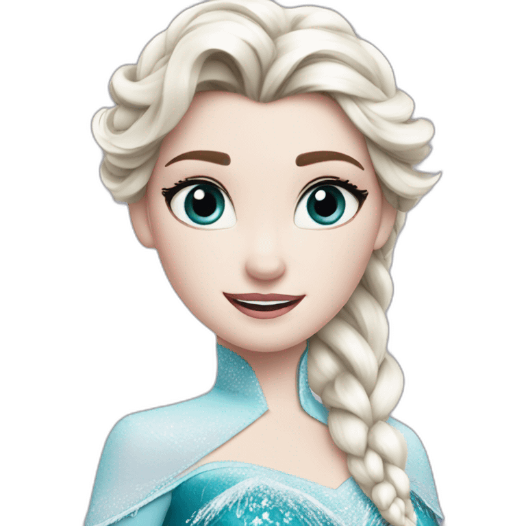 elsa frozen emoji