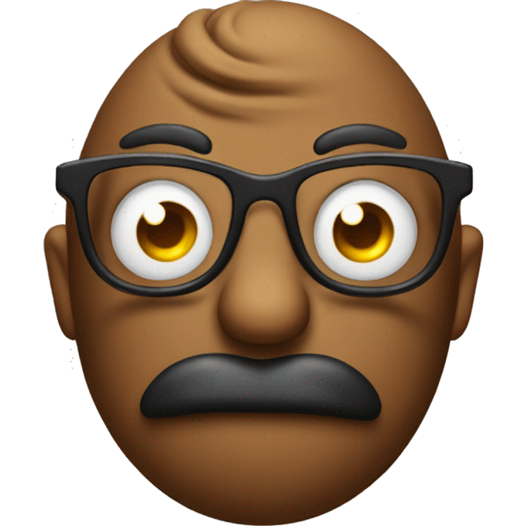 Poop  with Nerd Glases  emoji