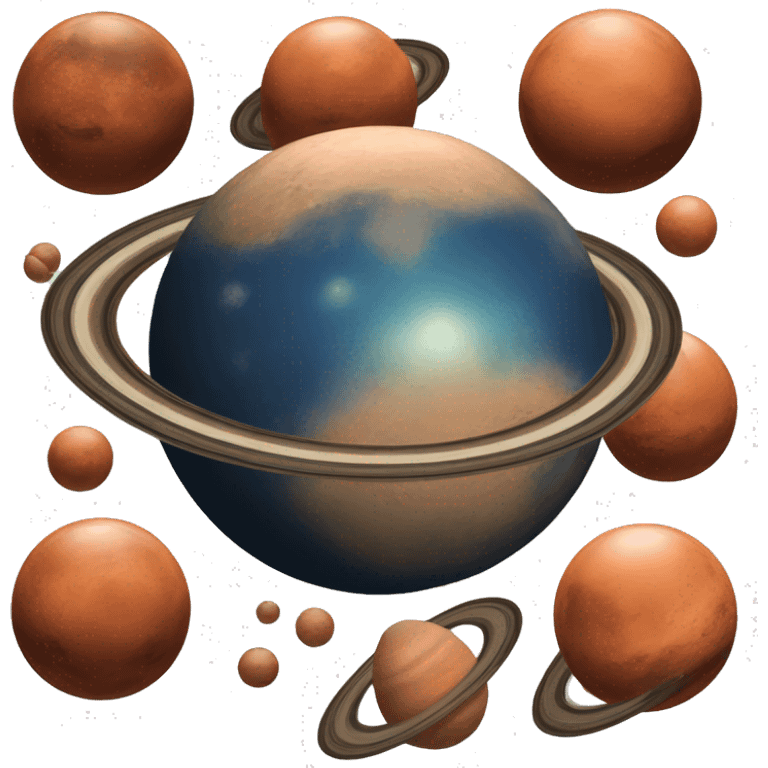 Mars planet emoji