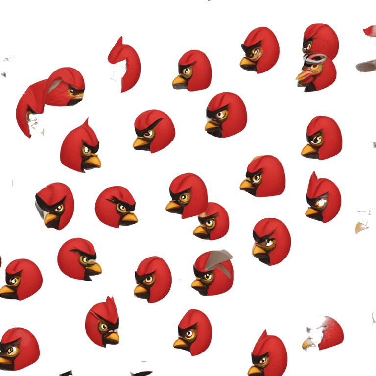 Illinois state university cardinalhead logo emoji