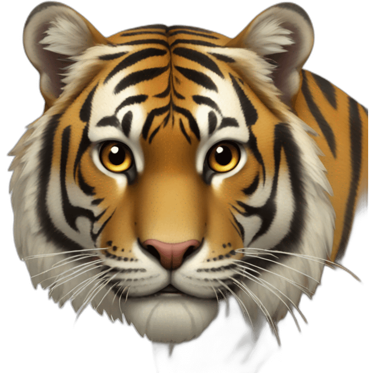 Tigre qui grogne emoji