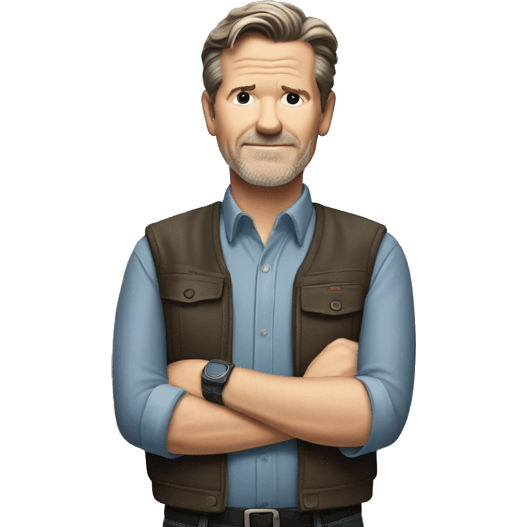 reed hastings crossing hands pose netflix founder emoji